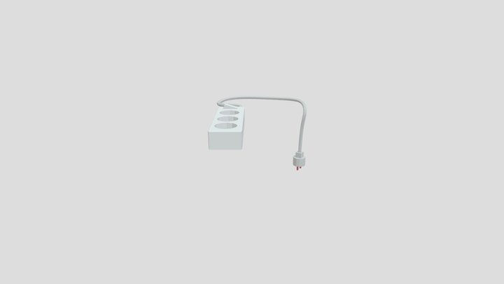 Extension cord 3D Model