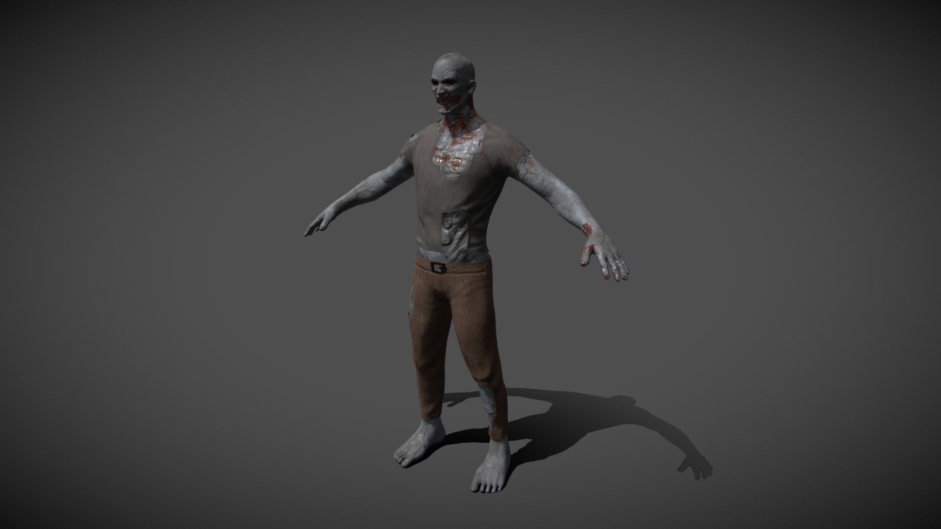 Zombie 3d Model By Ahh233 3bacb27 Sketchfab 9500