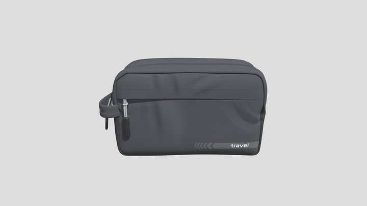 Hand luggage cosmetic bag 3D Model