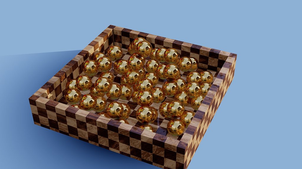 Balls Simulation Animation Bake