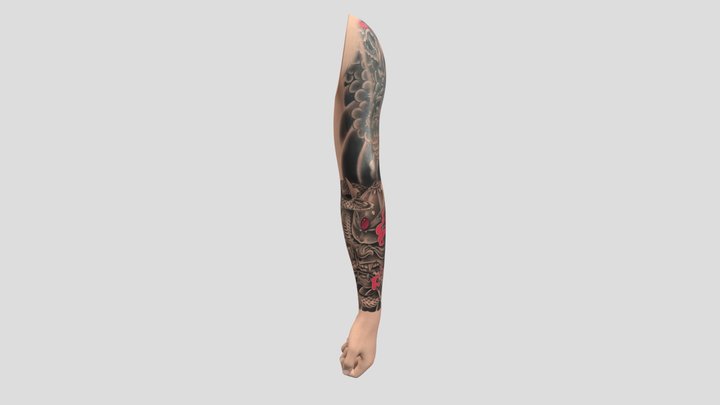 Custom_Samurai_Snake 3D Model