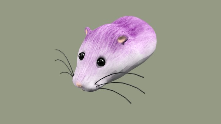 Poisonous Hamster 3D Model