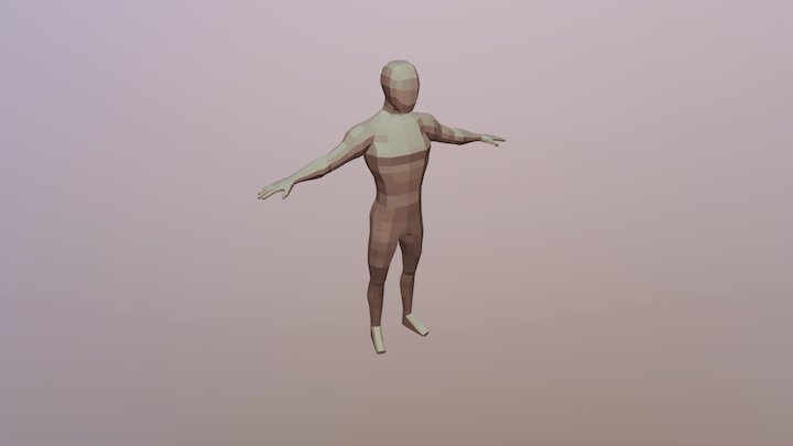 Player Scale Reference 3D Model