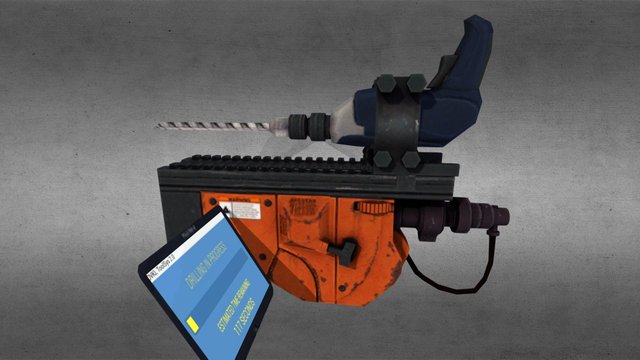 Payday 2 Drill 3D Model
