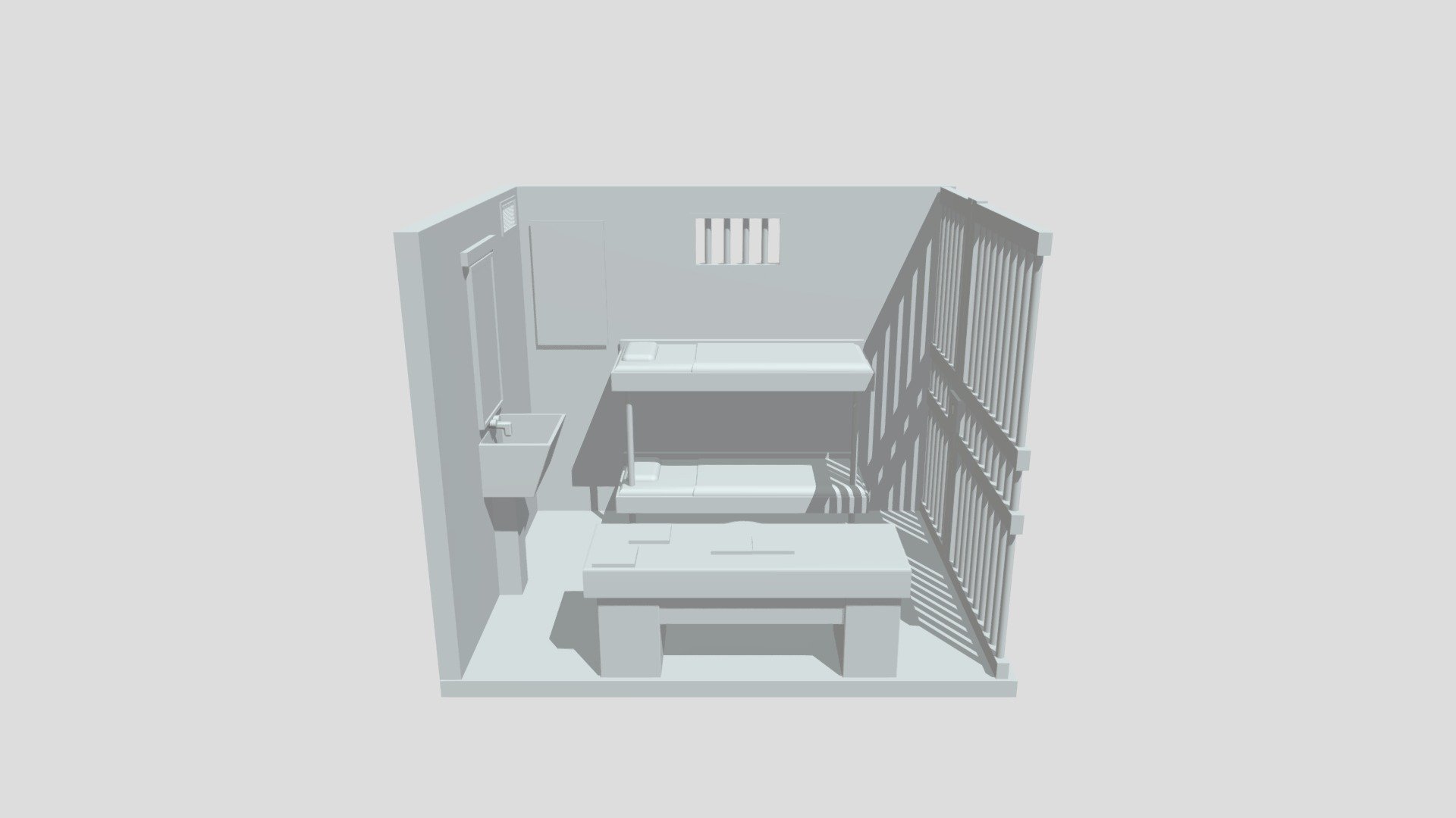 PRISON - Download Free 3D model by chelloveco [3bb29e5] - Sketchfab