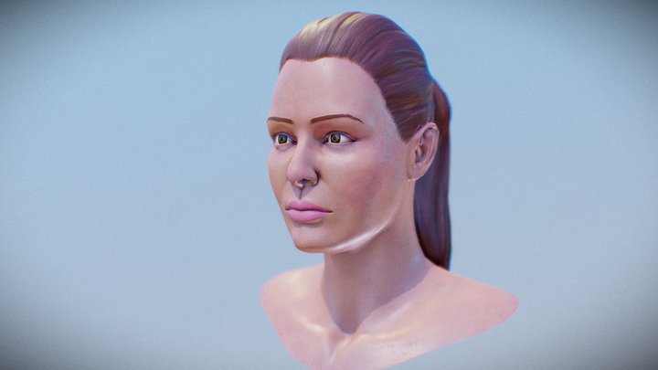 Female Bust (WIP) 3D Model