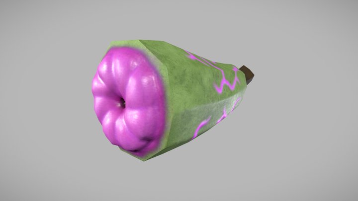 Alien Fruit 3D Model