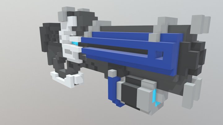 Soldier76 Gun 3D Model