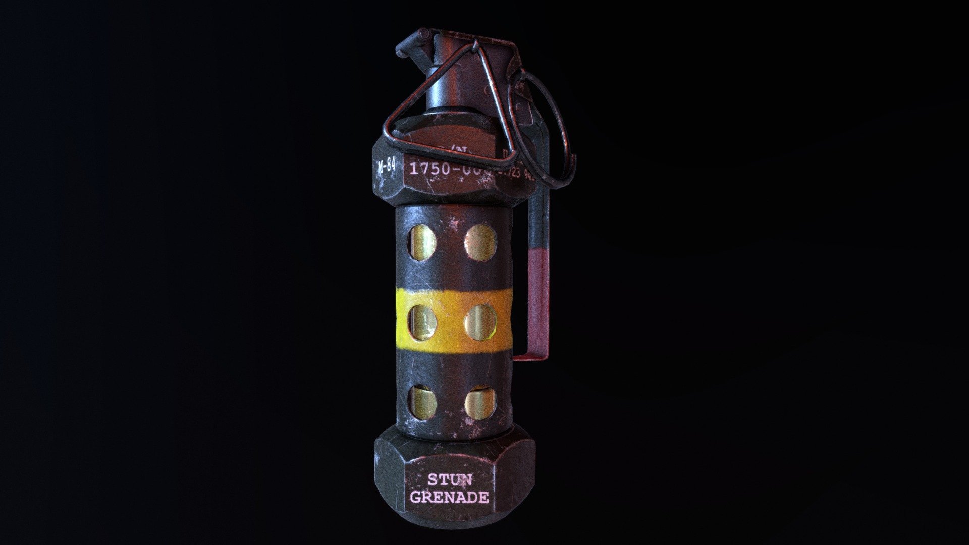 Stun Grenade M84 Download Free 3D model by TwilightFox [3bb4d4a