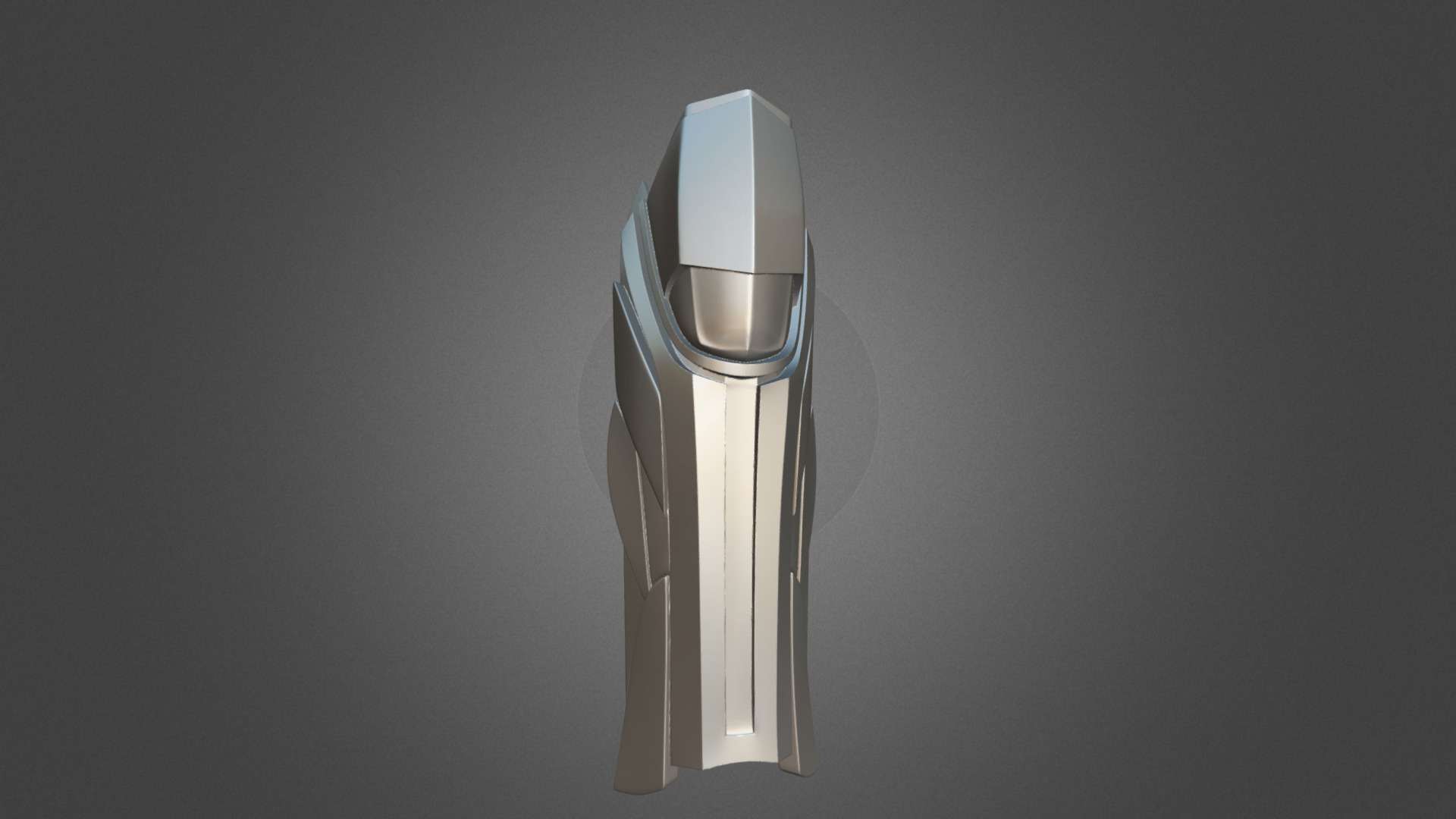 3D model Part Armor Thor avenger for 3d print - This is a 3D model of the Part Armor Thor avenger for 3d print. The 3D model is about a white lamp with a white shade.