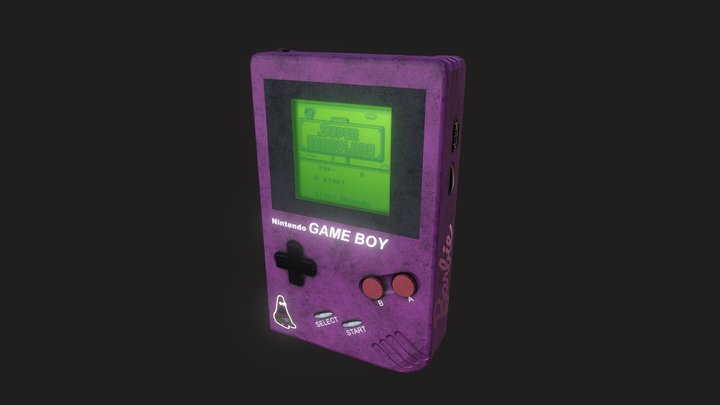 GameBoy 3D Model