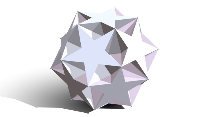 ditrigonal dodecadodecahedron 3D Model
