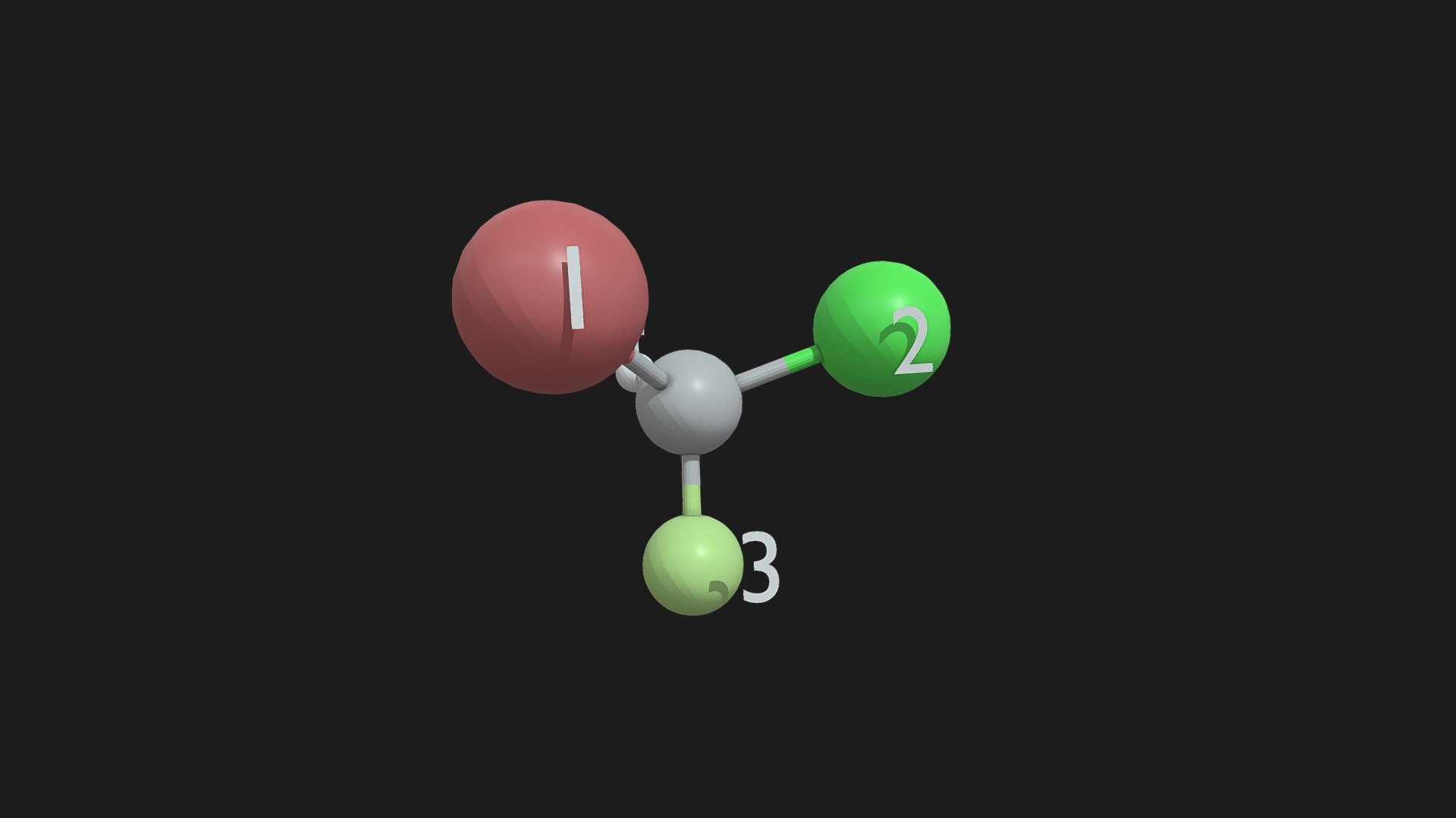 R and S config 4th molecule w/ label