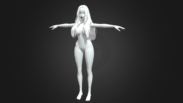 Ghost Girl 3D Model