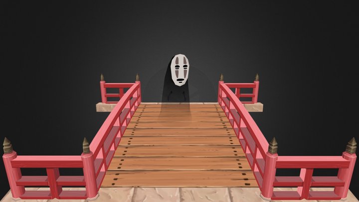 No Face: Studio Ghibli Tribute 3D Model