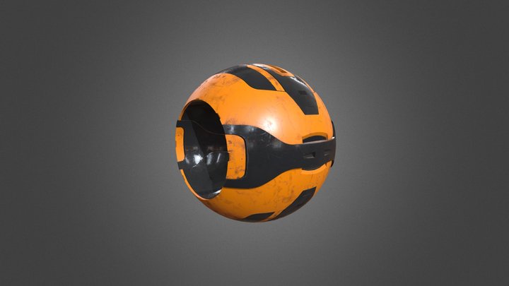 Sci- Fi Sphere 3D Model