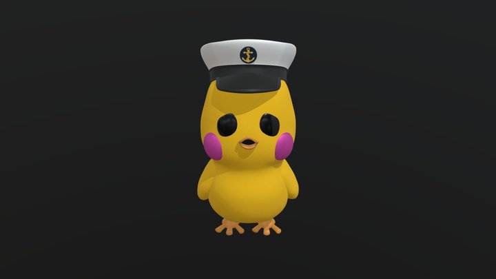 Captain Chirp 3D Model