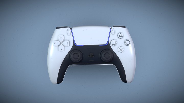 Dual Sense Wireless PS5 Controller (For DL👇) 3D Model