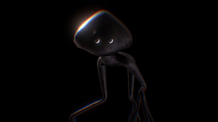 Alien/Martian - War Of The Worlds 2005 (Rigged) 3D Model