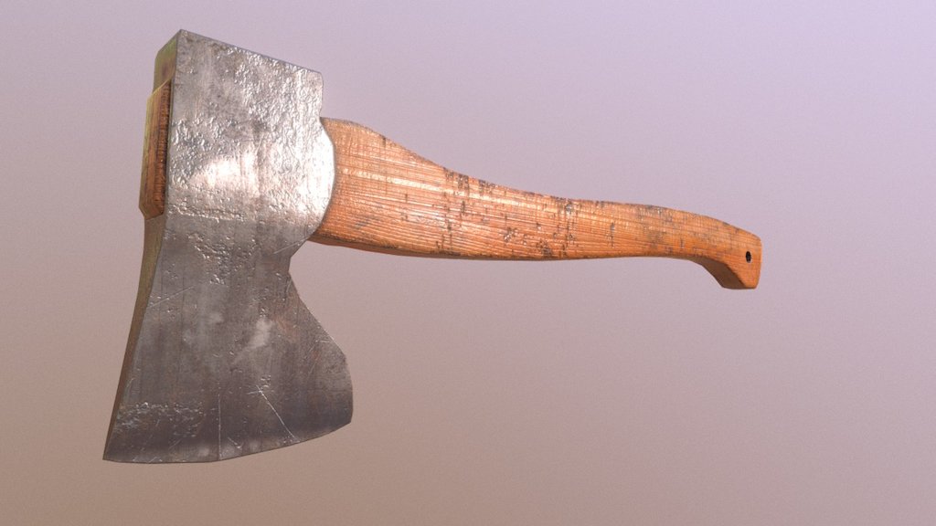 Low Poly Axe
