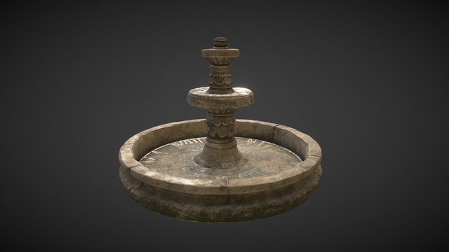 Spanish Fountain 3D Model