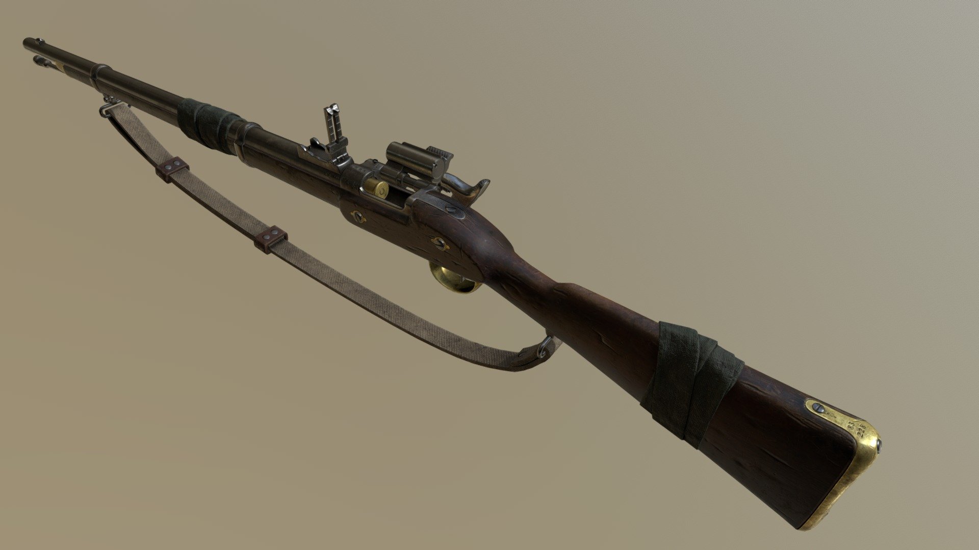 .577 Snider Enfield Rifle - 3D model by upsurgestudios (@upsurgestudios ...