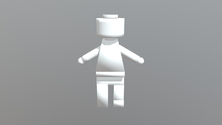 Lego Man_ Miguel Borja 3D Model