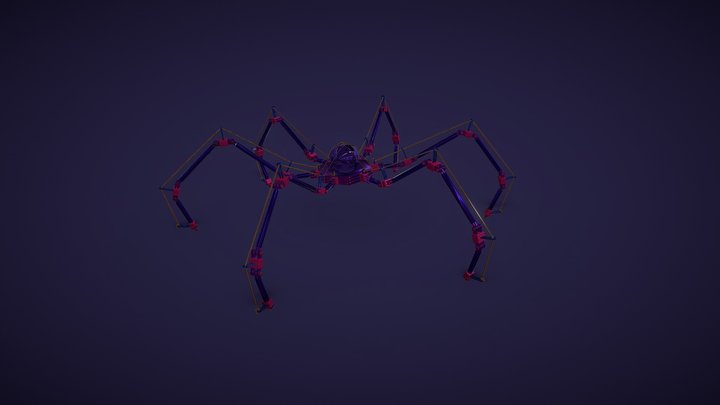 Mechanical Walking Ball 3D Model