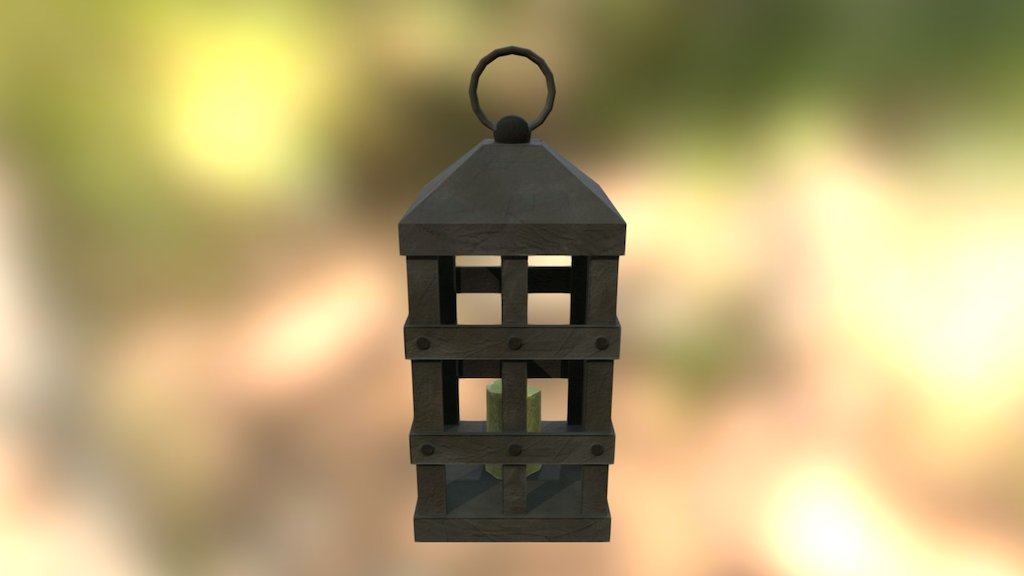 Textured Medieval Lantern