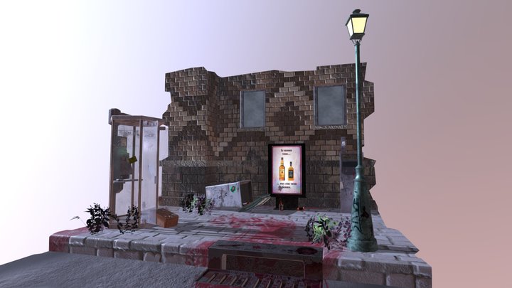 Crime Cabin 3D Model