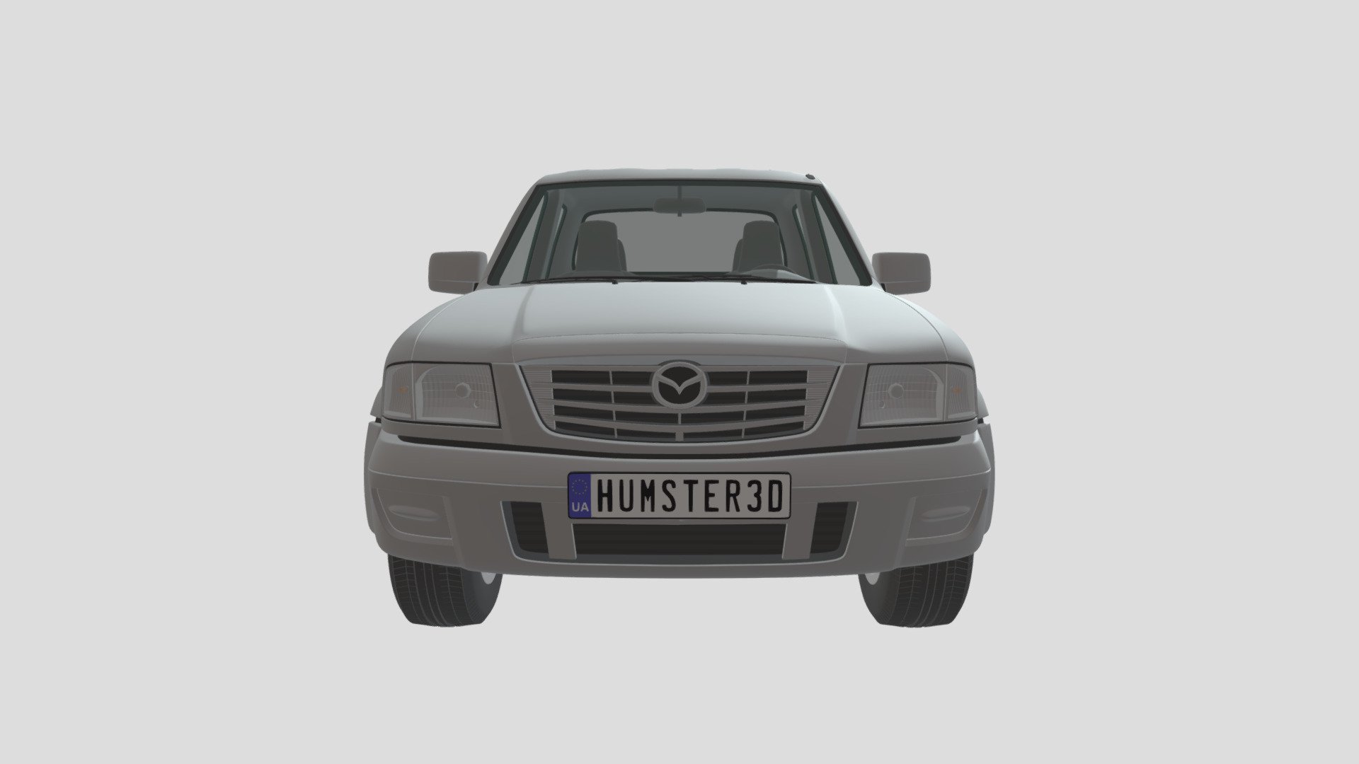 動作確認してません。　4台 2010A(2台)2000b(2台) Mazda B-series (UN) 2500 Double Cab 2004 - Download Free 3D model