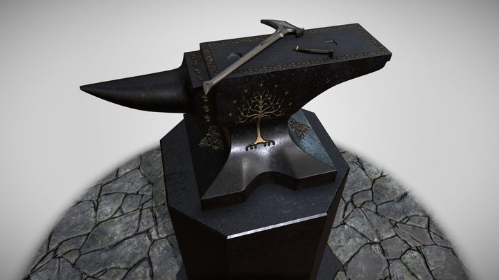 Shadow of Morodor Celebrimbor's Forge 3D Model
