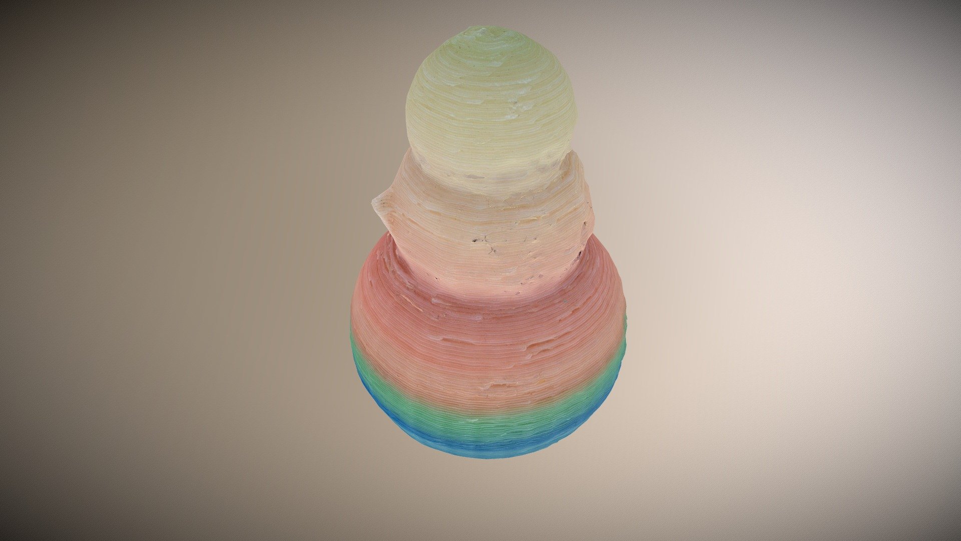 Plastic Snowman - 3D printing