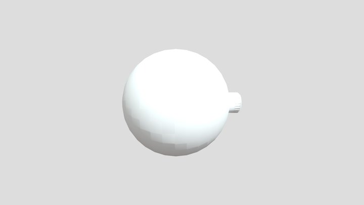 новогдний шарик 2 3D Model