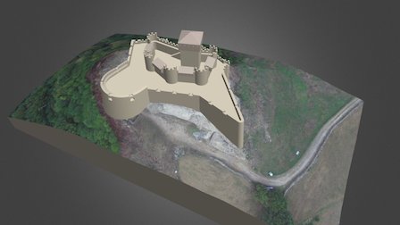 Amaiur Castle - phase III 3D Model