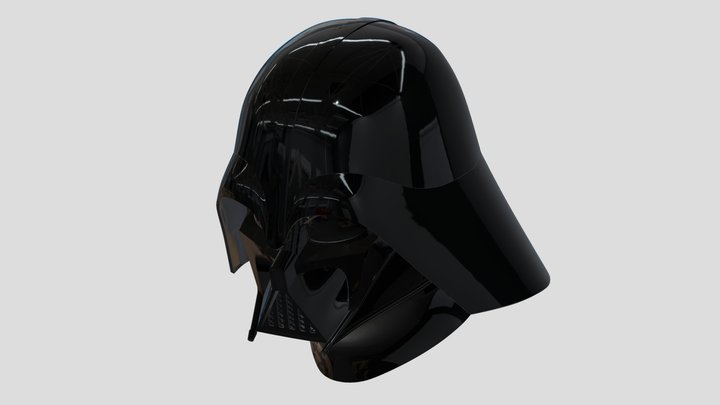 Darth Vadar helmet from the show rebels 3D Model