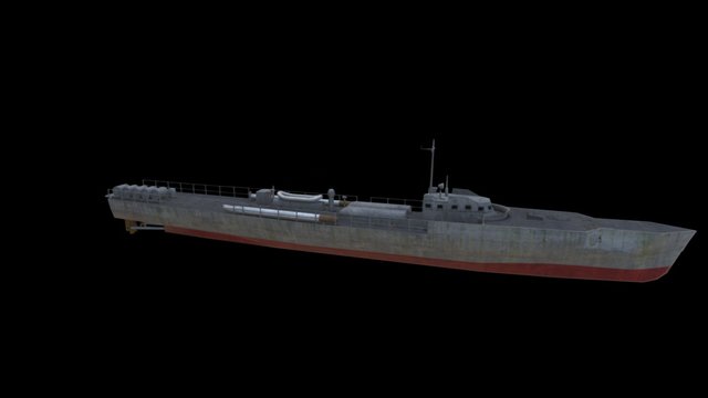 Eboat 3D Model