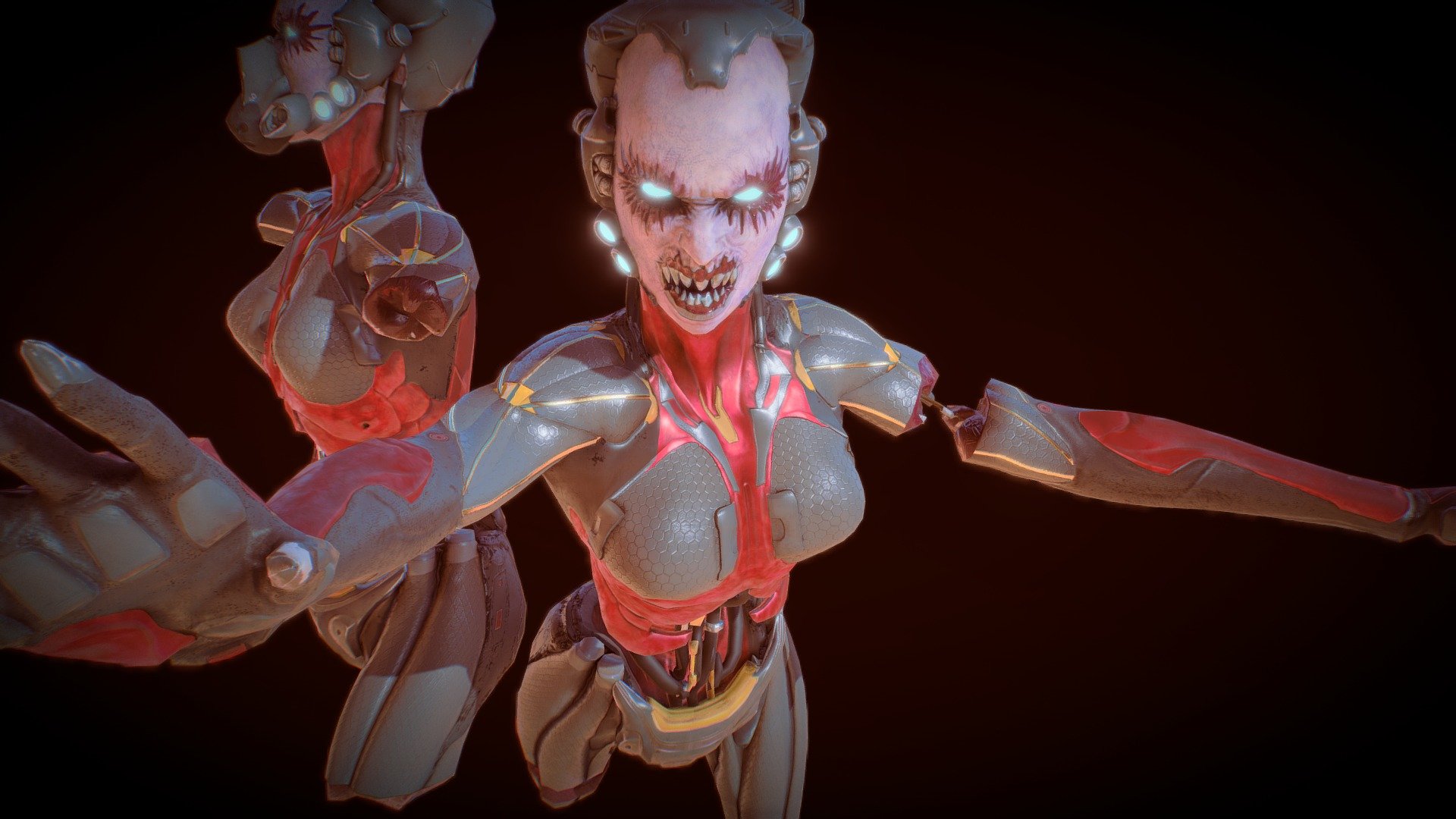 Cyber Zombie 3D model by Csanad Horvath (MaxVolp) [3bc14a1] Sketchfab