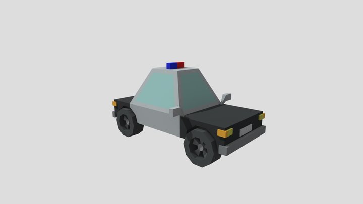 Police Car 3D Model