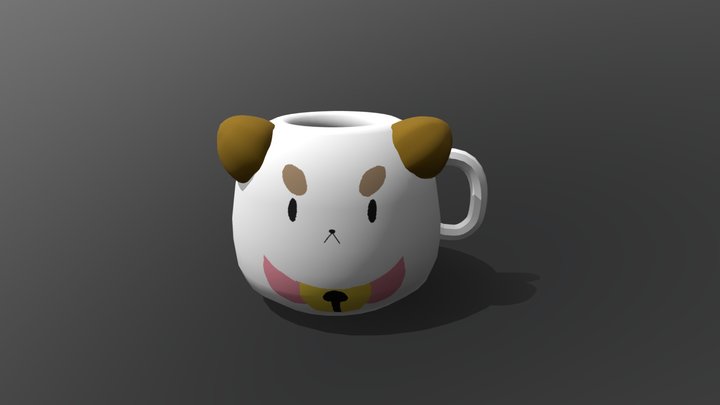 Puppycat Mug 3D Model