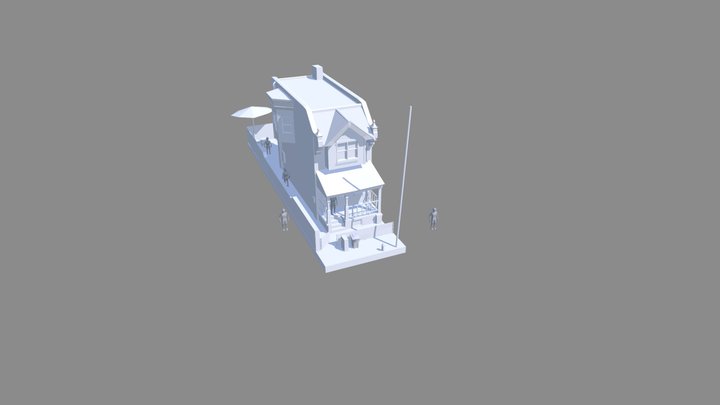 Philadelphia - WIP Rowhomes 3D Model