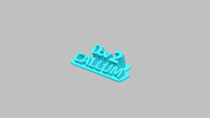 itv2 Callum 3D Model