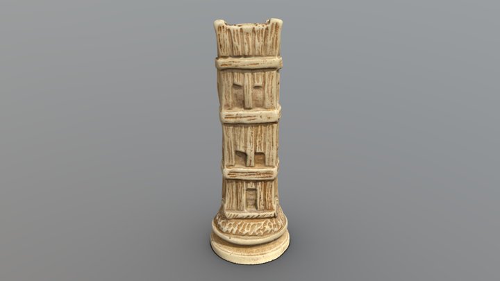 Chess figure - Rook 3D Model