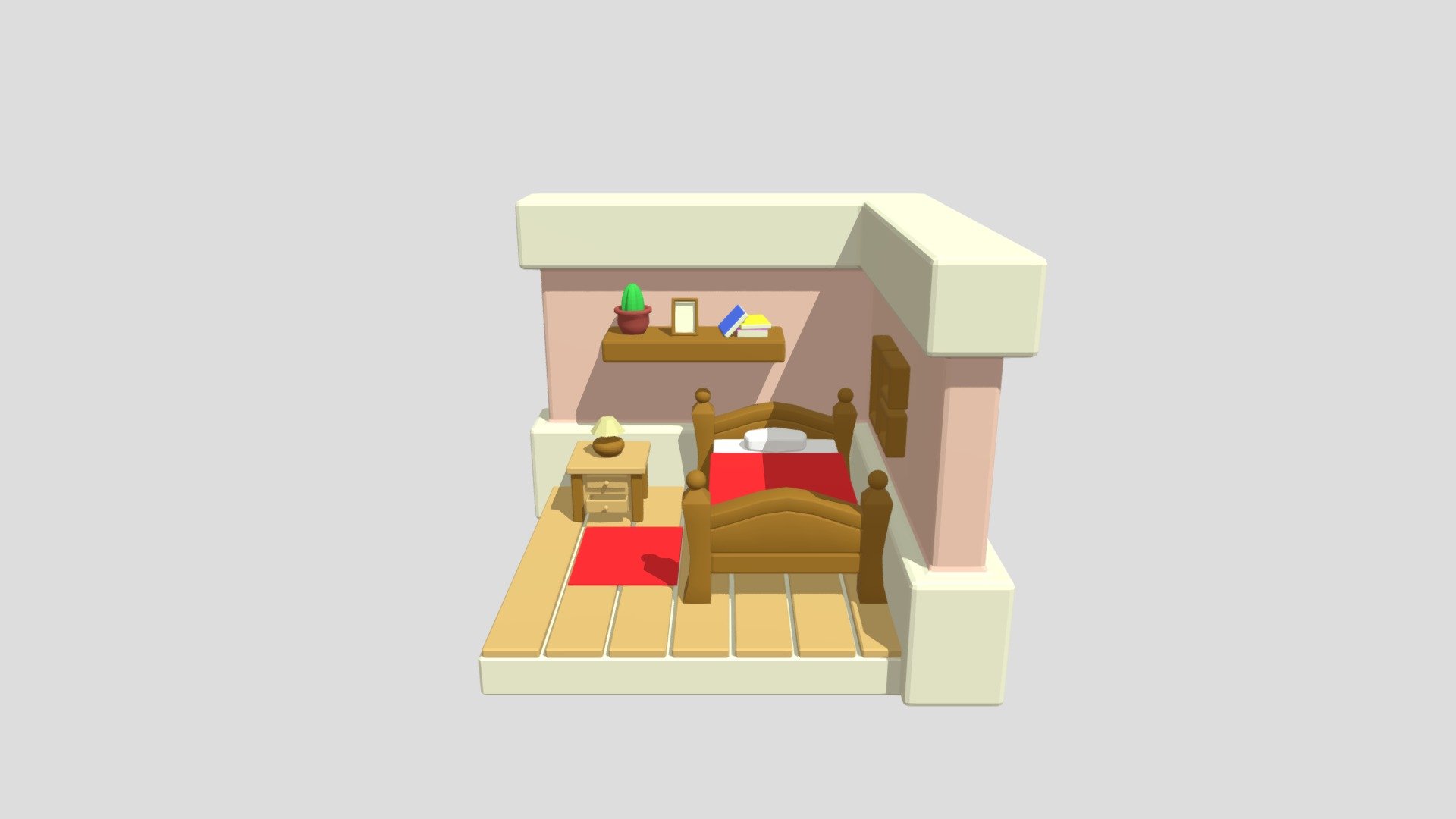 Isometric Bedroom - Download Free 3D model by rioardsy [3bc4066 ...