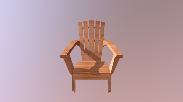 Muskoka Chair 3D Model