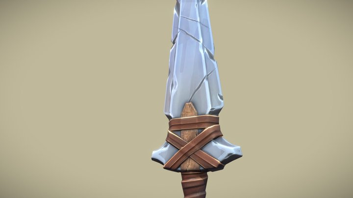 Stylised Sword 3D Model