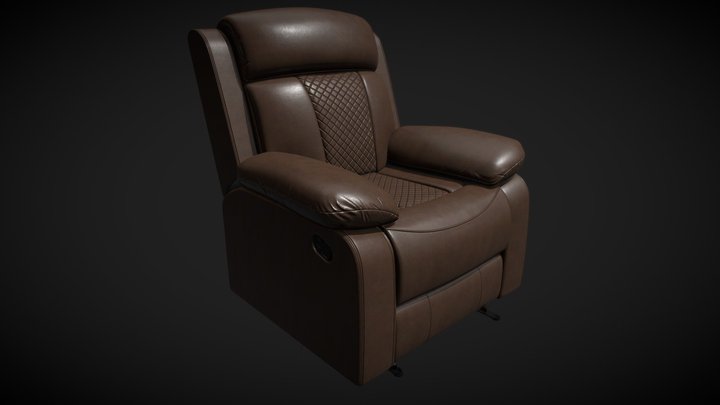 Single Sofa chair 3D Model