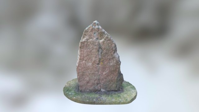 Runestone "U 929" 3D Model