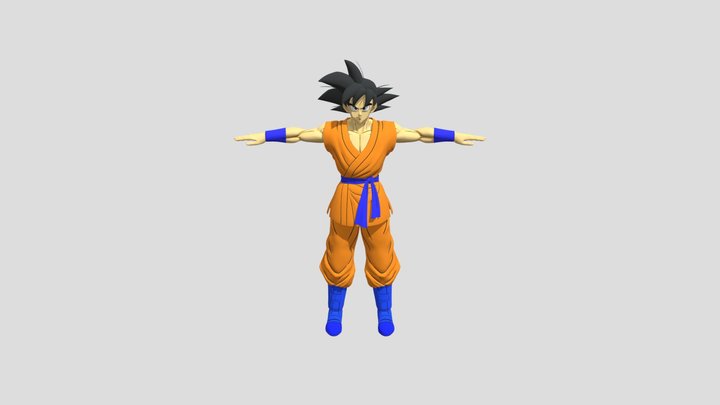 Goku DBS(alt0)blend 3D Model