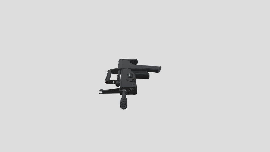 Low Poly Tr21 Assault Rifle